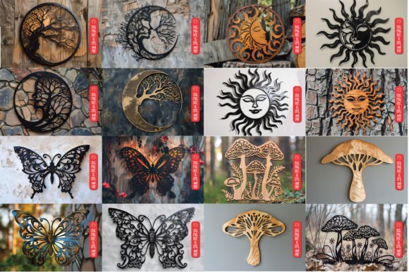 Mystical Decor Laser Cut SVG Mega Bundle laser cut project