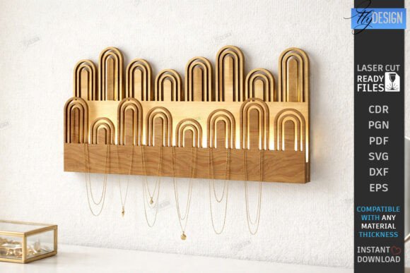 Wall Jewelry Organizer Laser Cut laser cut project